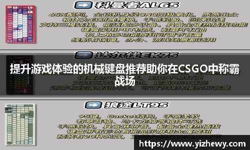 提升游戏体验的机械键盘推荐助你在CSGO中称霸战场